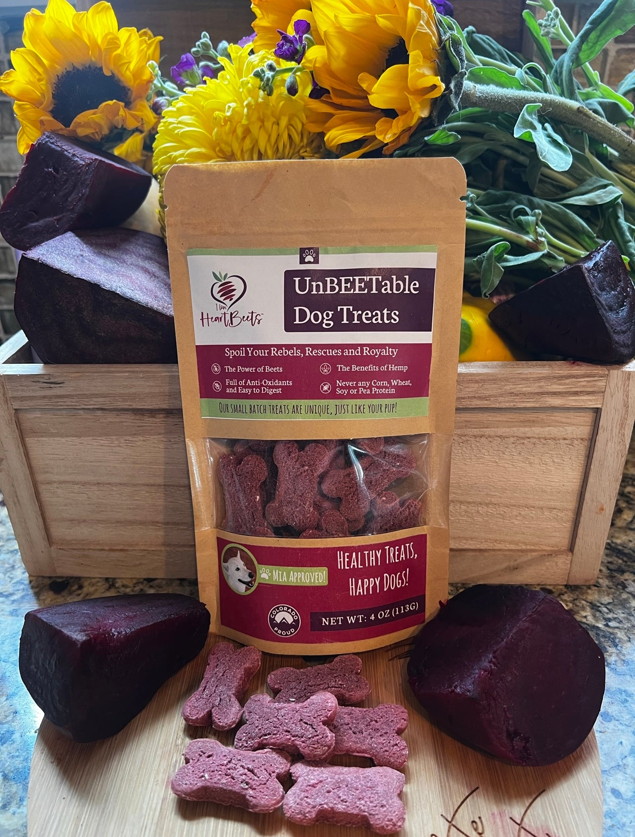 UnBEETable Dog Treats for Shipping